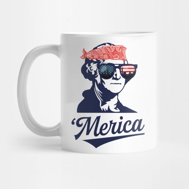 Merica George Washington by teevisionshop